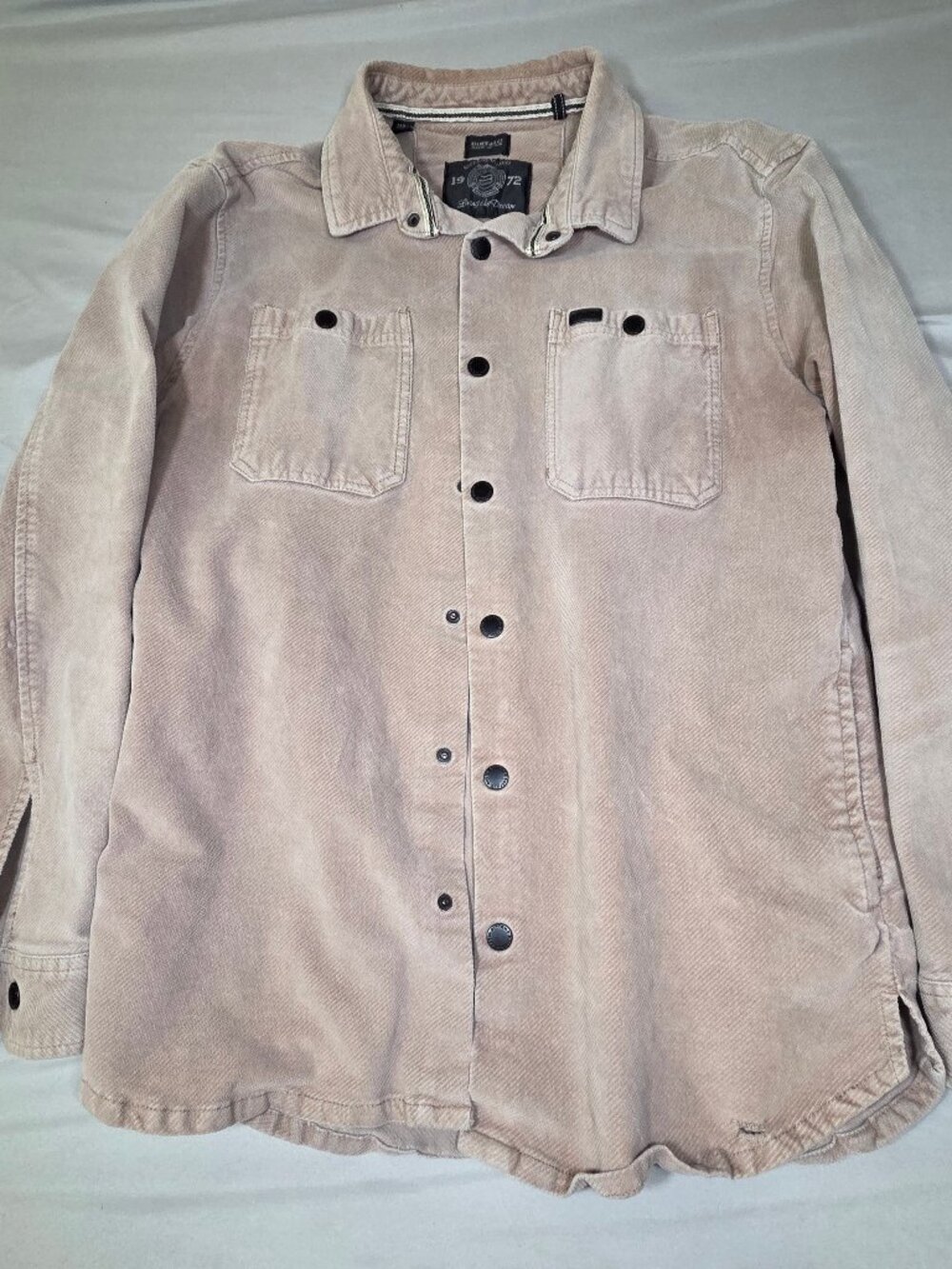 Buffalo David Bitton Tan Corduroy Shirt M
